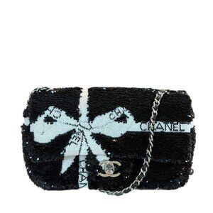 Chanel Mini Rectangular 2024 Sequins Ribbon Bag